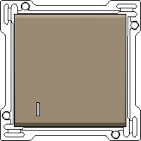 Kryt 123-60005  s okienkom-BRONZE 123-60005
