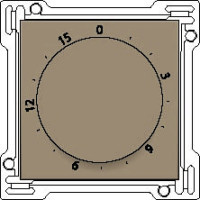 Kryt 123-64806  Stredov� kryt �asova�a 15min-BRONZE 123-64806