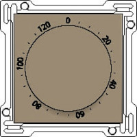 Kryt 123-64906  Stredov� kryt �asova�a 120min-BRONZE 123-64906