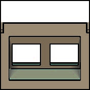 Kryt 123-65400  �ikm� dataz�suvky 2xRJ-BRONZE 123-65400
