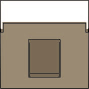 Kryt 123-65500  dataz�suvky s priesvitn�m pop. �t�tkom 1xRJ-BRONZE 123-65500