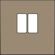Kryt 123-69801  Stredov� kryt  1xREPRO-BRONZE 123-69801