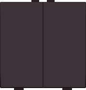 Sp�na� 124-51002 NHC 2-n�sobn� ovl�da� - DARK BROWN 124-51002