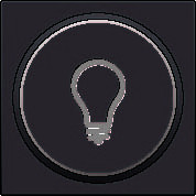 Kryt 124-64008  Stredov� kryt tla�idlo 6A-svetlo-DARK BROWN 124-64008