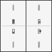 Kryt 154-00099  BUS / RF  2x1/2 REGIME WHITE COATED 154-00099