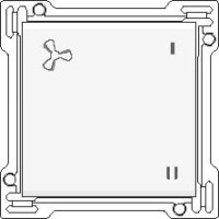 Kryt 154-61106  pre pr�stroj ventil�tora WHITE COATED 154-61106