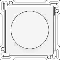 Kryt 154-65937  Stredov� kryt sp�na�a ventil�tora-WHITE COATED 154-65937