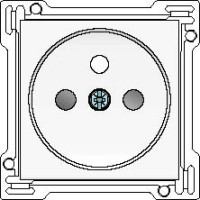 Kryt 154-66601  z�suvky 28,5mm s detskou poistkou-WHITE COATED 154-66601