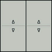 Kryt 157-00010  BUS / RF  2x1/2 U-D CHAMPAGNE COATED 157-00010