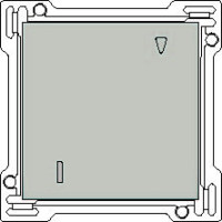 Kryt 157-61901  Stredov� kryt sp�na�a hot. karta - CHAMPAGNE COATED 157-61901