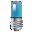 Osvetlenie 170-37002  LED 230V so zvitom E10 modr 170-37002