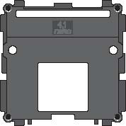 Adapt�r 170-65401  DATA 1-n�sobn� pre konektory Niko 170-65401