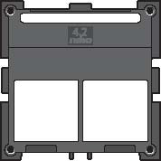 Adapt�r 170-65402  DATA 2-n�sobn� pre konektory Niko 170-65402