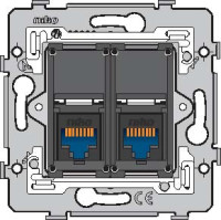 Spodok 170-75262  z�suvky 2xRJ45 UTP,kat.6, rov. 170-75262