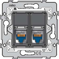 Spodok 170-75267  z�suvky 2xRJ45 STP CAT6 rovn� 170-75267