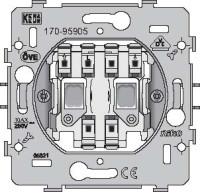 Sp�na� 170-95905  Pr�stroj �al�ziov�ho 2-tla�idla pre elektronick� ovl�danie �al�zii - automatick� svorky 170-95905