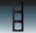 R�m�ek 1723-885K trojn�sobn� zamatov� �ierna (1754-0-4421) 2CKA001754A4421