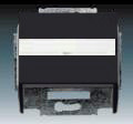 Kryt 1758-885 komunika�nej z�suvky antracit (nahr. 1724-0-4299) 2CKA001724A4299