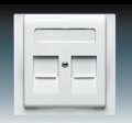 Kryt 1800-74 komunika�nej z�suvky alpsk� biela (nahr. 1753-0-8667) 2CKA001753A8667