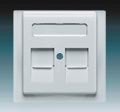 Kryt 1800-783 komunika�nej z�suvky sat�novo strieborn� (nahr. 1753-0-0082) 2CKA001753A0082
