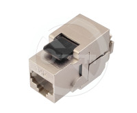 Konektor SXKJ-10G-STP-BK-SA STP Cat.6a RJ45 keystone samozarezvac tienen ierny 25286902