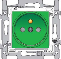 Kryt 197-66110  z�suvky+spodok 21mm ZELEN� - bez rozperiek 197-66110