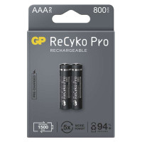 Batria GP ReCyko Pro Professional nabjacia NiMH HR03 800 mAh (AAA) (2ks) B2218