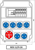 Skria ROS 11/FI-24  1x3253+6x220V isten istimi+chrniom 10007284.00