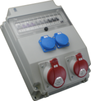 Skria ROS11/FI-26  zsuvkov 1x3253,1x1653, 2x250V 16A, modulov IP54, isten s chrniom 10011088.00