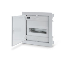 Skri�a METAL 14-modulov� IP40 pr�strojov� pre zapusten� mont� biela 677.1012.1