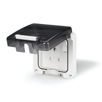 Z�suvka 137.4411  PROTECTA 2P+T (French), 16A, 250V, IP66 (bez in�tal. krabice) 137.4411