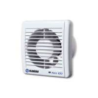 Ventil�tor BLAUBERG AERO 150 T GL domov� axi�lny, s lo�iskami, biely, 24W, IP34, s �asova�om AERO150T