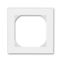 R�m�ek LEVIT  jednon�sobn�, s otvorom 55x55mm, biela/�adov� biela 3901H-A05510 01