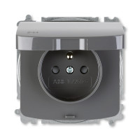 Z�suvka TANGO 5519A-A02997 S2  pr�stroj, kryt s vie�kom, s clonkami, IP44, dymov� �eda, bezskr. 5519A-A02997 S2