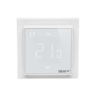 Termostat DOPREDAJ / Devireg Smart, biely, intuit�v.prog.�asovac� s DEVIsmart App WI-FI 0+30�C 3680W 16A 230V 140F1141