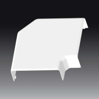 Kryt 8583 HB ohybov pre kanl EKD 120x40 biely 8595057690646