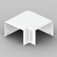 Kryt 8653 HB ohybov (L) pre litu LH 60x40 biely 8595057614284
