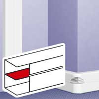 Priehradka LE010472  DLP 50mm rozde�ovacia plastov� 2m 010472