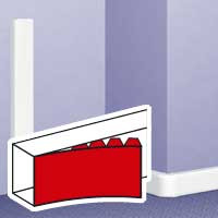 Kryt LE010520  DLP abu . 40mm biely 010520