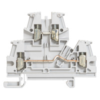 Svorka LE037167  2 posch. 2,5mm2 radov� siv� Viking 3 skrutkov� 037167
