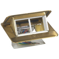 R�m�ek LE054016  Pop-up 4 modul podlahov�, mosadz br�sen� 054016