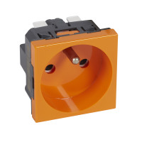 Z�suvka MOSAIC M45/2 2P+T oran�ov� 077147