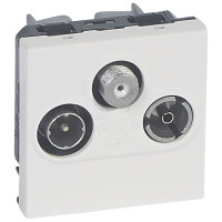 Z�suvka MOSAIC TV-RD-SAT 2-moduly hlin�k 079296