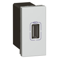 Z�suvka MOSAIC  1xUSB nab�ja�ka, 5V 1100mA 1M, hlin�k 079391