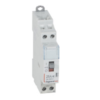 St�ka� 25A 2NO, 230V AC, 1M in�tala�n�, s ru�n�m ovl., tich� chod 412558