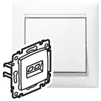 Z�suvka Va-Bi PC+TEL/1xRJ45+1xRJ11 biela 770080