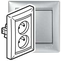 Z�suvka Va-Hl 2X2P+T s clonkami hlin�k 770191