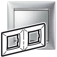 R�m�ek Va-BrHl/St 2-n�sobn� br�sen� hlin�k / strieborn� pr��ok 770332