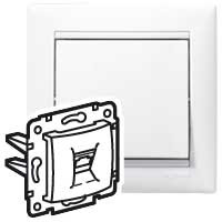 Z�suvka Va-Bi TEL 2xRJ11/4 biela 774439