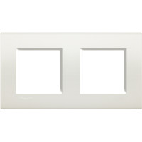 R�m�ek BT-LLT  2+2 M, hranat� farba-biela   BTicino LNA4802M2BI